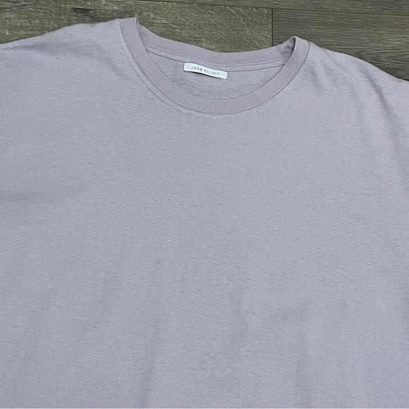 John Elliott Mens Anti Expo Tee T-Shirt Short Sleeve Cotton Haze Size 6 XXXL - Picture 4 of 11